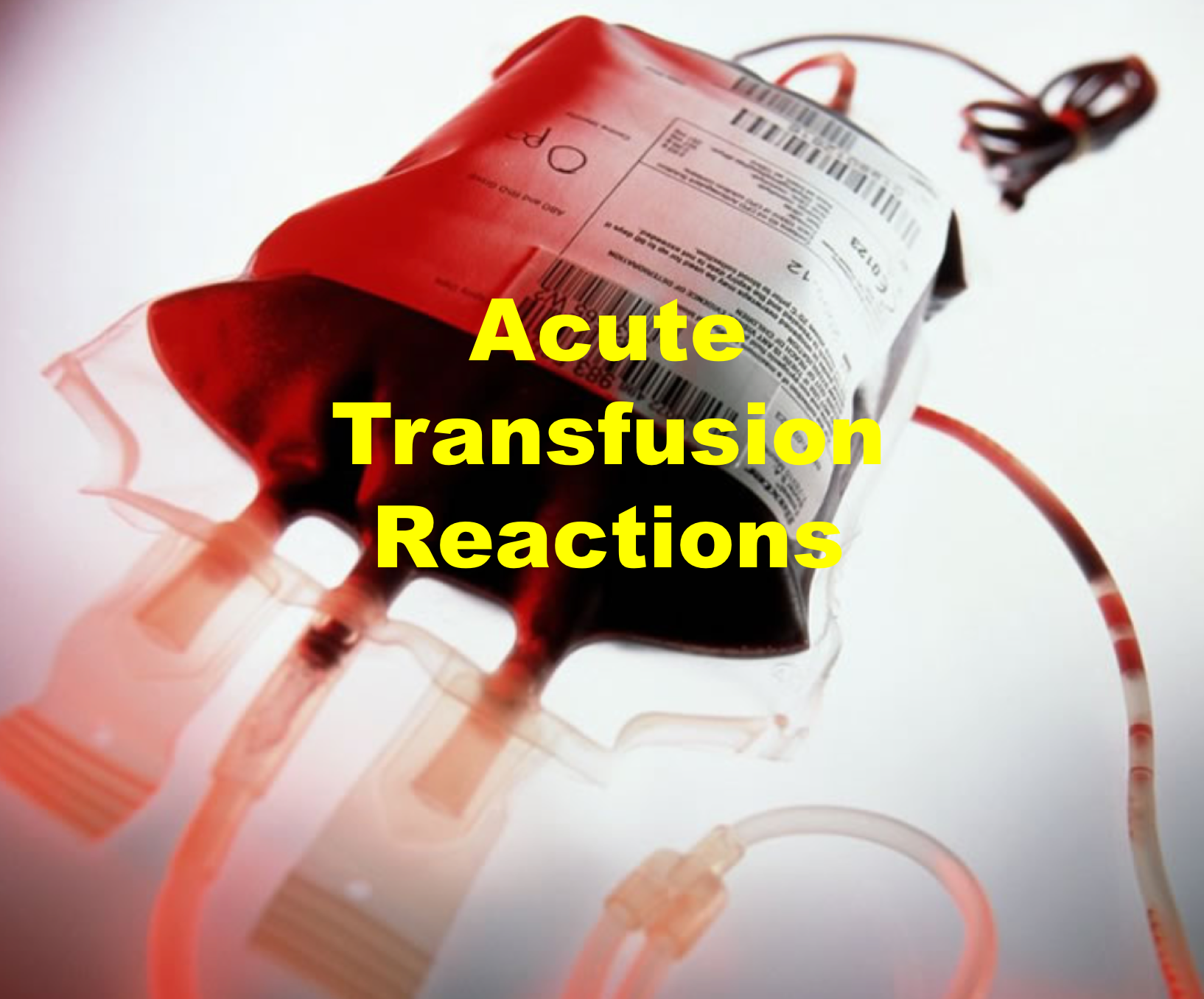 Severe Transfusion Reactions and their EDfocused management emdocs