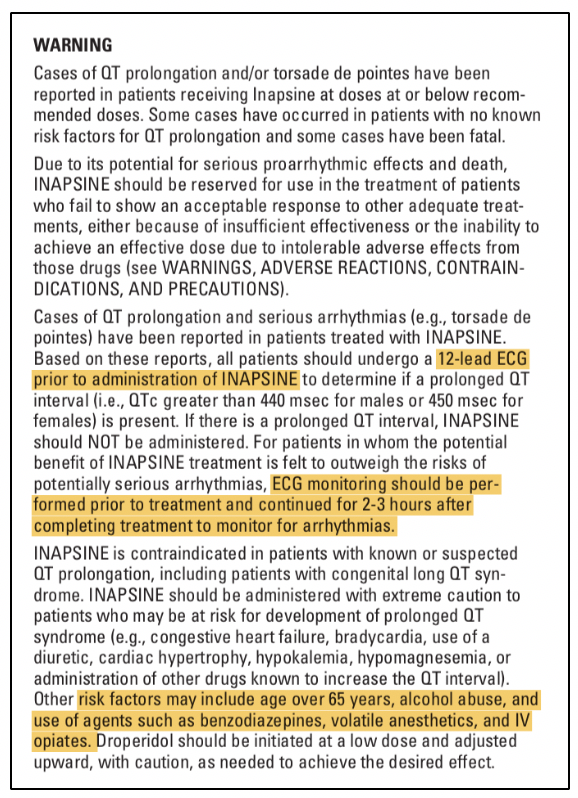 Emdocs Net Emergency Medicine Educationdroperidol Use In The Emergency Department What S Old Is New Again Emdocs Net Emergency Medicine Education