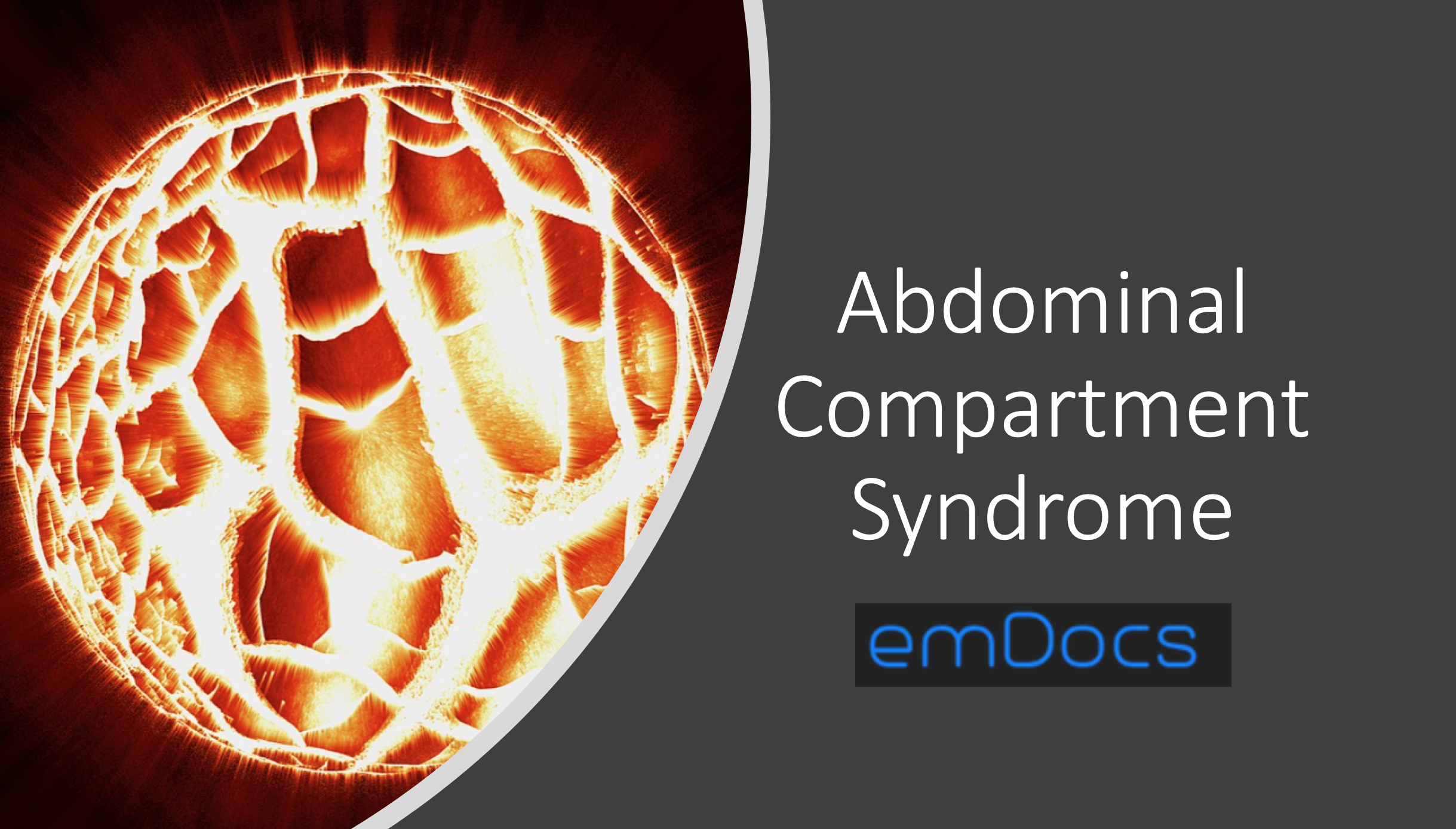 Emergency Medicine Educationabdominal compartment syndrome