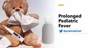 Prolonged pediatric fever header