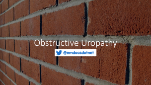 Obstructive uropathy header