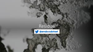 Residue header