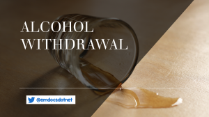 Alcohol withdrawal header