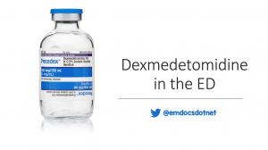 Dexmedetomidine in the ED header