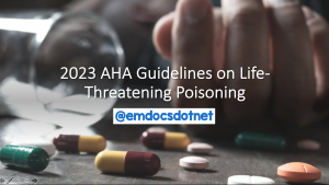 2023 AHA guidelines on life-threatening poisoning header
